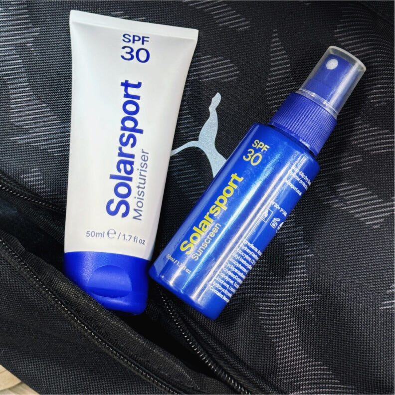 Sunscreen developed to protect during sporting activity at the highest level.